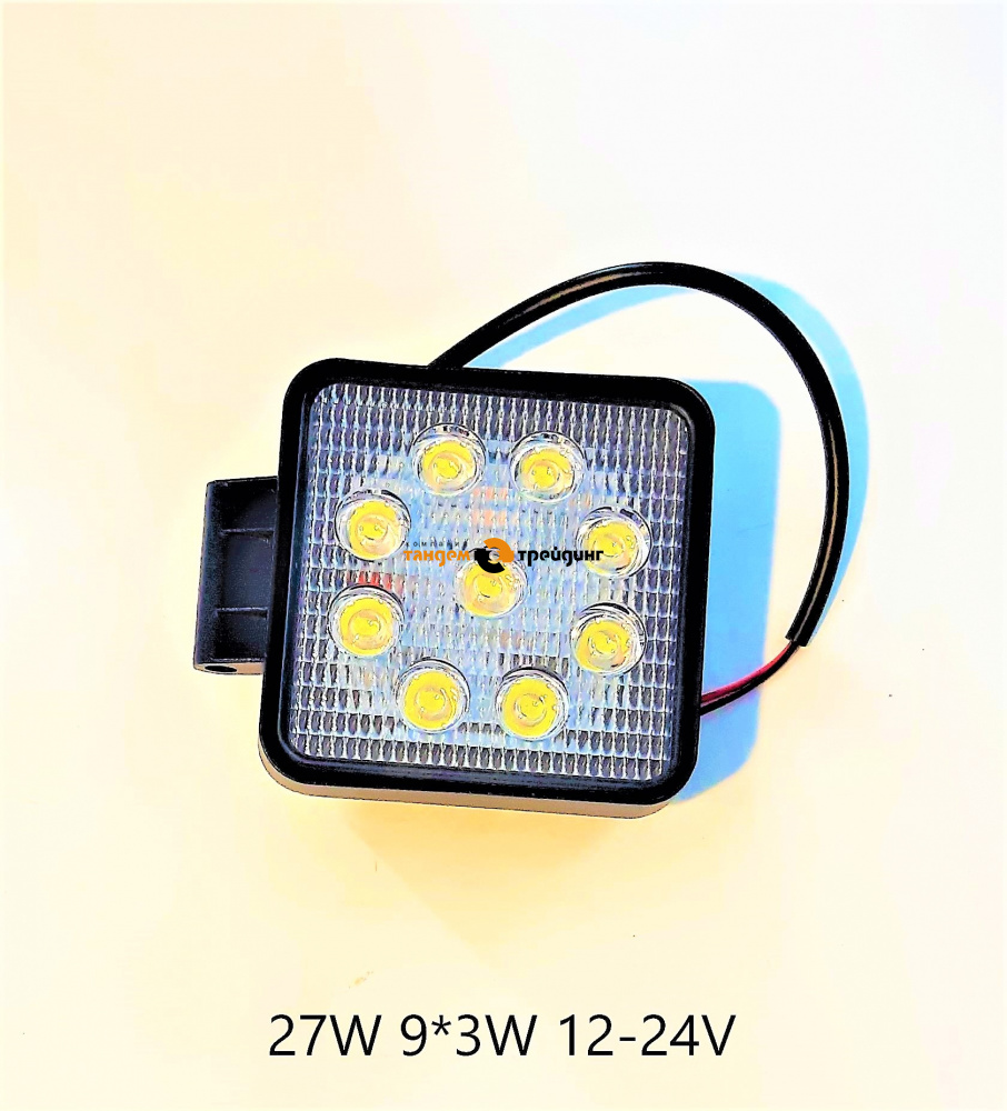 Фара LED FenixPro 27W квадрат 9*3W 12-24V